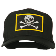 Jolly Roger Skull Military Patched Cap