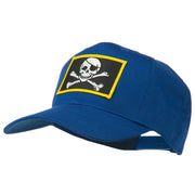 Jolly Roger Skull Military Patched Cap