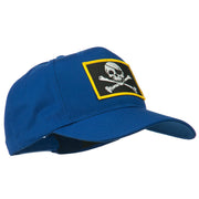 Jolly Roger Skull Military Patched Cap