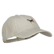 Beagle Embroidered Washed Cap