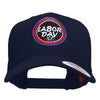 Happy Labor Day Embroidered Retro Trucker Cap