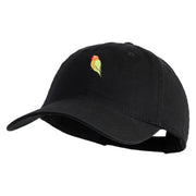 Tropical Lovebird Embroidered Deluxe Garment Washed Cotton Twill Cap