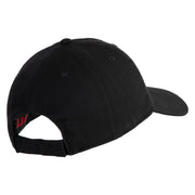 Tropical Lovebird Embroidered Deluxe Garment Washed Cotton Twill Cap