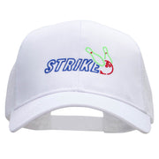 Bowling Stricker Embroidered Solid Cotton Prostyle Twill Mesh Cap