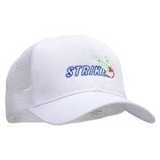 Bowling Stricker Embroidered Solid Cotton Prostyle Twill Mesh Cap