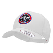 Happy Labor Day Embroidered Retro Trucker Cap