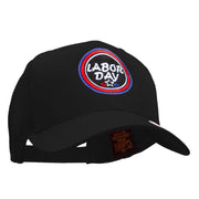 Happy Labor Day Embroidered Retro Trucker Cap