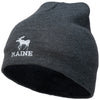 Maine State Moose Embroidered Short Beanie