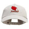 Argo Boat Embroidered Pigment Dyed Wash Cap - Putty OSFM