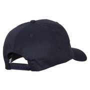 US Submarine Logo Embroidered Solid Cotton Pro Style Cap