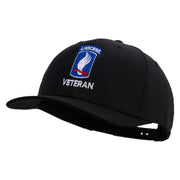 Licensed 173rdth Airborne Brigade Combat Team Veteran Embroidered Solid Cotton Twill Pro Style Cap - Black OSFM