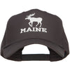 Maine State Moose Embroidered Twill Cap