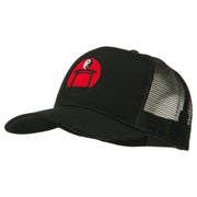 Martial Arts Yin and Yang Embroidered Mesh Cap