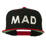 Mad Embroidered Two Tone Snapback Cap