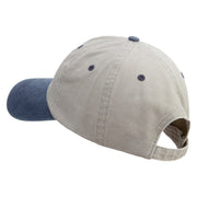 Argo Boat Embroidered Pigment Dyed Wash Cap - Beige-Navy OSFM