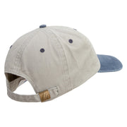 Argo Boat Embroidered Pigment Dyed Wash Cap - Beige-Navy OSFM