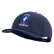 Licensed 173rdth Airborne Brigade Combat Team Veteran Embroidered Solid Cotton Twill Pro Style Cap - Navy OSFM