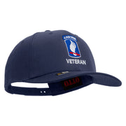 Licensed 173rdth Airborne Brigade Combat Team Veteran Embroidered Solid Cotton Twill Pro Style Cap - Navy OSFM