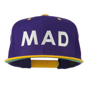 Mad Embroidered Two Tone Snapback Cap