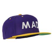 Mad Embroidered Two Tone Snapback Cap