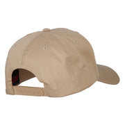 US Submarine Logo Embroidered Solid Cotton Pro Style Cap