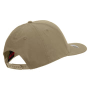 Licensed 173rdth Airborne Brigade Combat Team Veteran Embroidered Solid Cotton Twill Pro Style Cap - Khaki OSFM