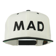 Mad Embroidered Two Tone Snapback Cap