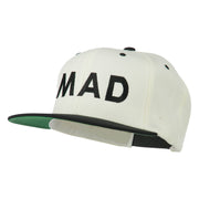 Mad Embroidered Two Tone Snapback Cap