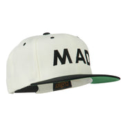 Mad Embroidered Two Tone Snapback Cap