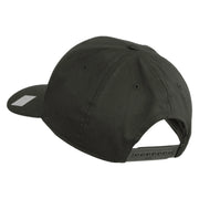 US Submarine Logo Embroidered Solid Cotton Twill Pro Style Cap - Charcoal OSFM