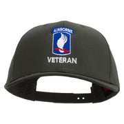 Licensed 173rdth Airborne Brigade Combat Team Veteran Embroidered Solid Cotton Twill Pro Style Cap - Charcoal OSFM