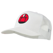 Martial Arts Yin and Yang Embroidered Mesh Cap