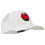 Martial Arts Yin and Yang Embroidered Mesh Cap