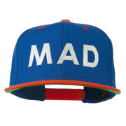 Mad Embroidered Two Tone Snapback Cap