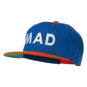 Mad Embroidered Two Tone Snapback Cap