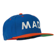 Mad Embroidered Two Tone Snapback Cap