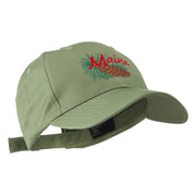 USA State Flower Maine Pine Cone and Tassel Embroidered Cap