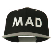 Mad Embroidered Two Tone Snapback Cap