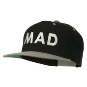 Mad Embroidered Two Tone Snapback Cap