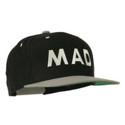 Mad Embroidered Two Tone Snapback Cap