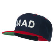 Mad Embroidered Two Tone Snapback Cap