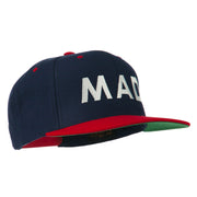 Mad Embroidered Two Tone Snapback Cap