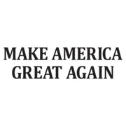 Make America Great Again Letters Heat Transfers Sticker