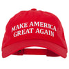 Make America Great Again Heat Transfer Unstructured Cotton Washed Cap