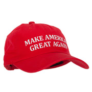 Make America Great Again Heat Transfer Unstructured Cotton Washed Cap