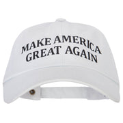 Make America Great Again Heat Transfer Unstructured Cotton Washed Cap