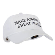 Make America Great Again Heat Transfer Unstructured Cotton Washed Cap