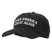 Make America Great Again Heat Transfer Unstructured Cotton Washed Cap