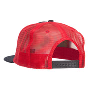 Mesh Premium Snapback Flat Bill Cap