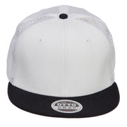 Mesh Premium Snapback Flat Bill Cap